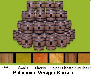 balsamico vinegar barrels